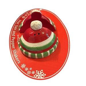 Hallmark Christmas Beanie Salt Pepper Shakers